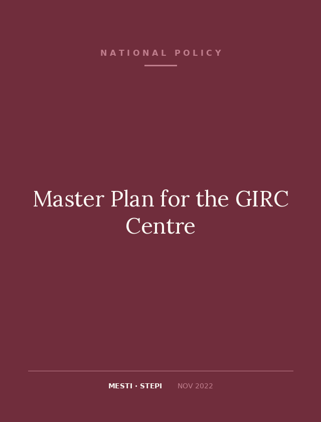 Cover: Master Plan for the GIRC Centre