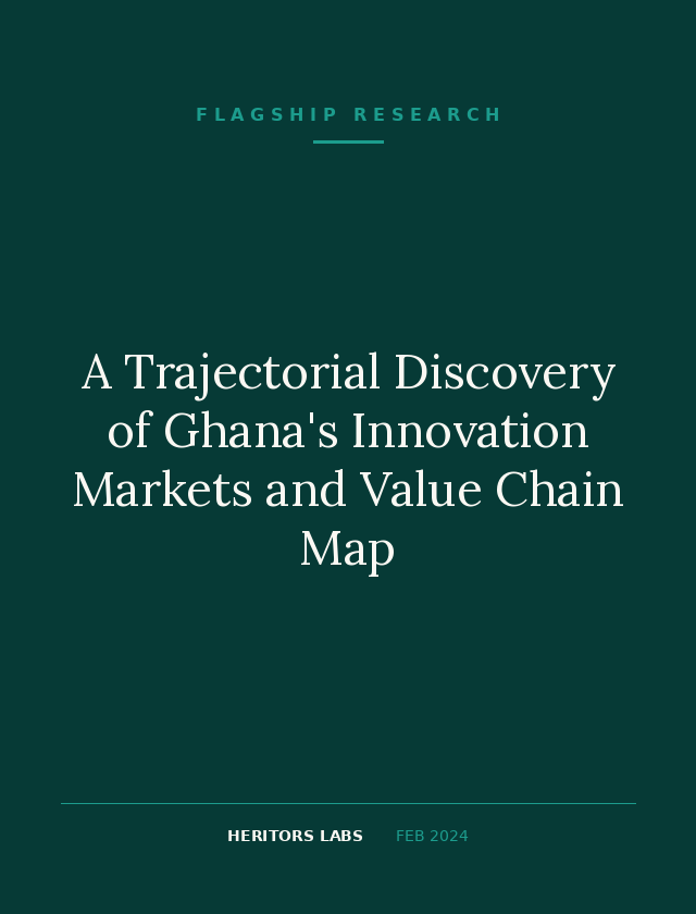 Cover: A Trajectorial Discovery of Ghana's Innovation Markets and Value Chain Map